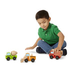 Load image into Gallery viewer, Melissa &amp; Doug Stacking Construction Vehicles
