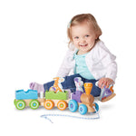 Load image into Gallery viewer, Melissa &amp; Doug Rocking Animals Pull Train

