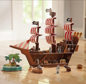 Melissa & Doug 3D Pirate Ship Puzzle