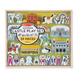 Melissa & Doug Wooden Castle Play Set