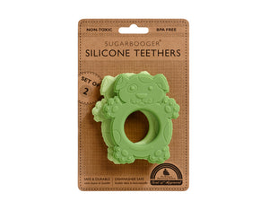 Sugar Booger Silicone Teether 2 Pack