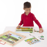 Load image into Gallery viewer, Melissa &amp; Doug Wooden Magnetic Matching Picture Game
