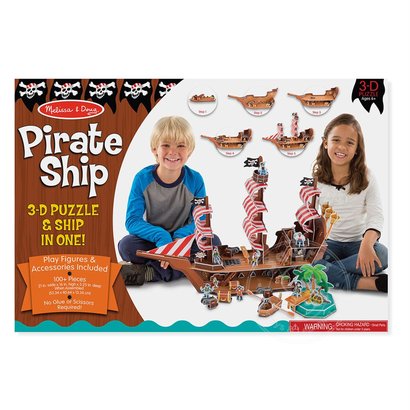 Melissa & Doug 3D Pirate Ship Puzzle